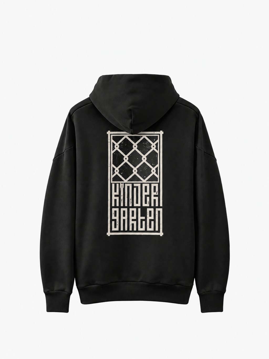 Kindergarten hoodie NOCTRL black oversize
