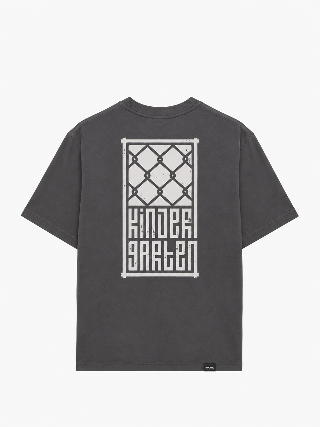Kindergarten tee NOCTRL grey oversize