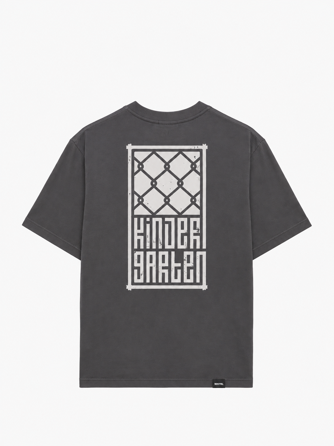 Kindergarten tee NOCTRL grey oversize