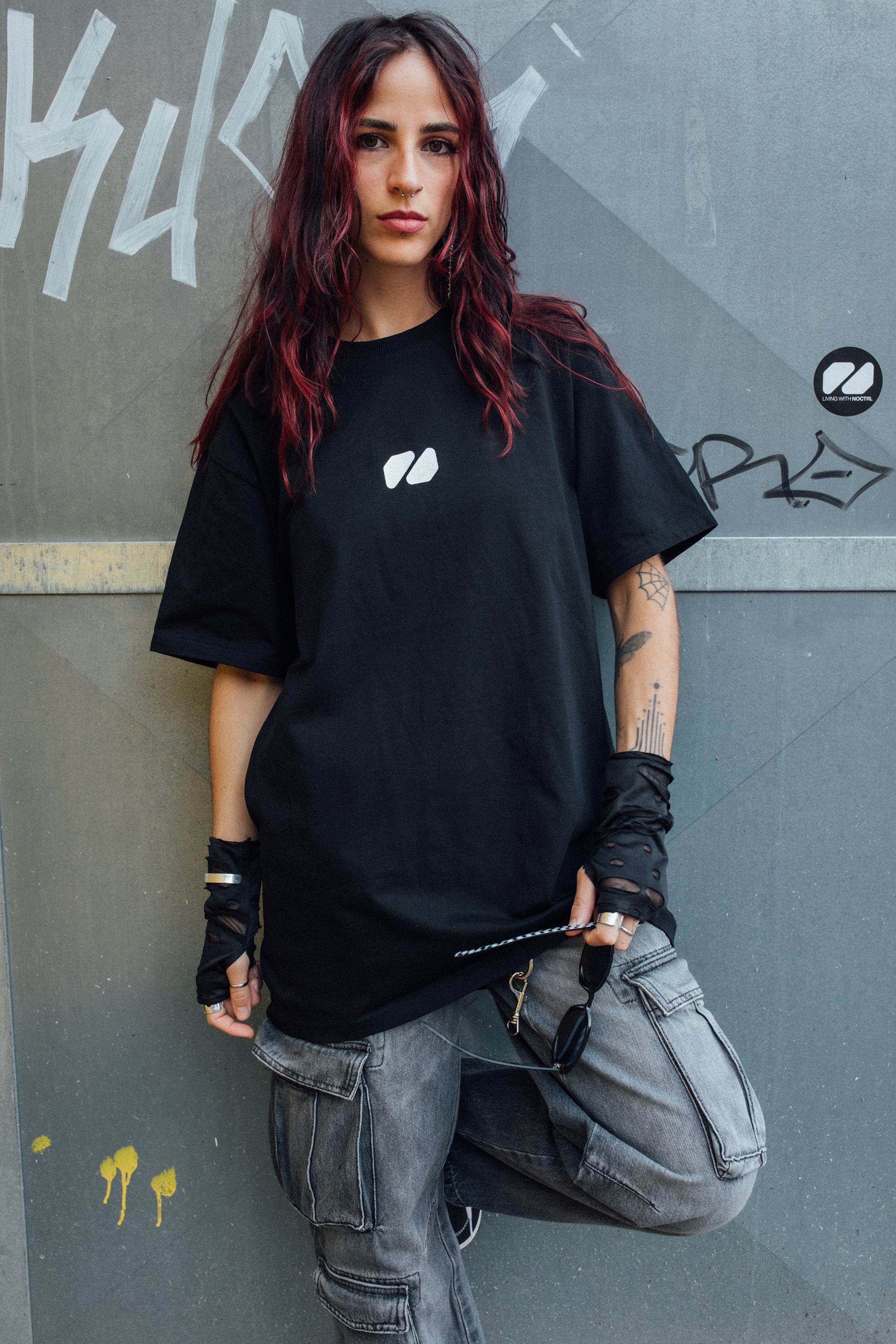 Potresti anche non ballare clubbing oversize Black T-shirt