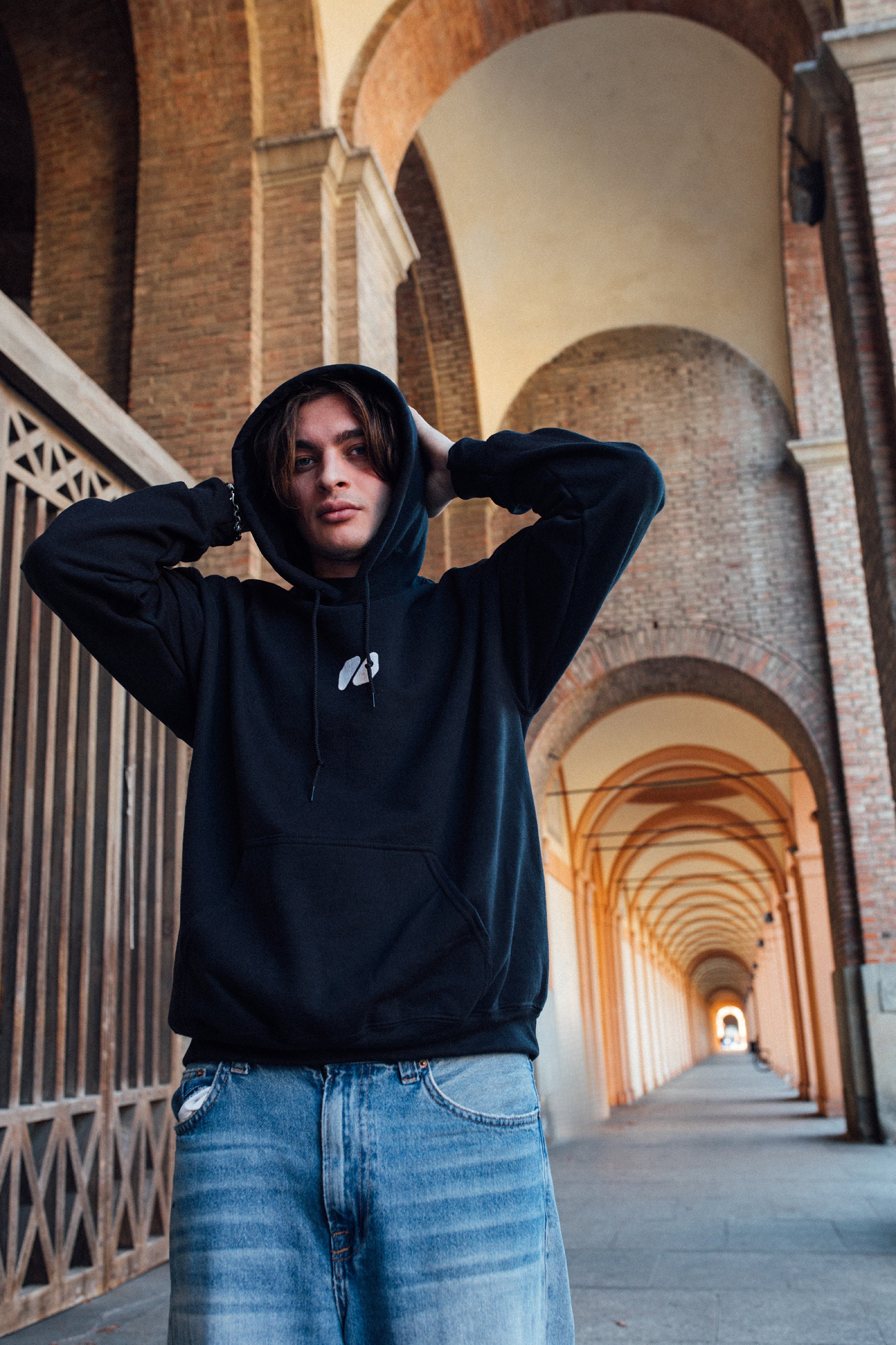 Potresti anche non ballare clubbing oversize Black Hoodie
