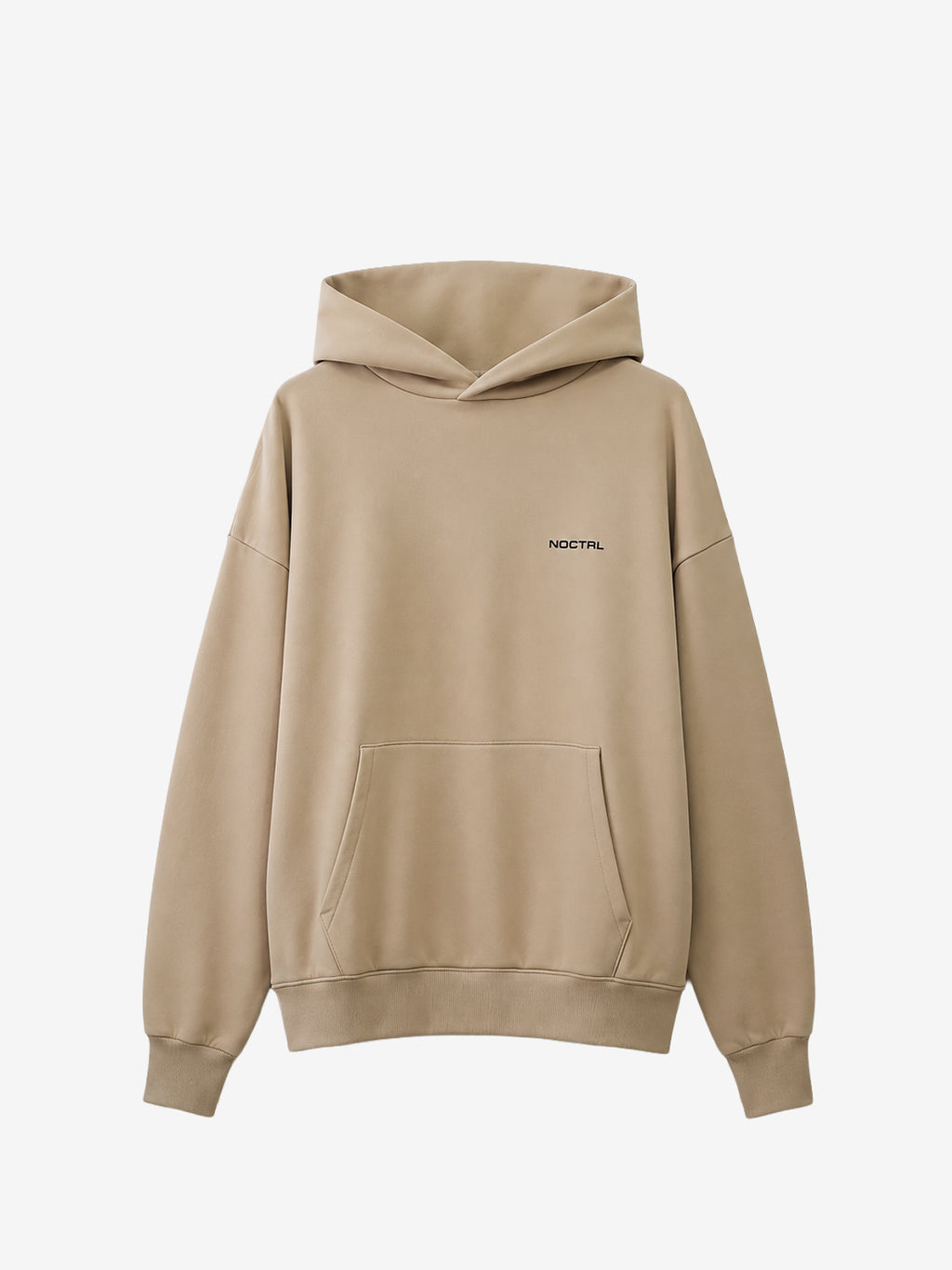 Basic hoodie NOCTRL beidge cream oversize