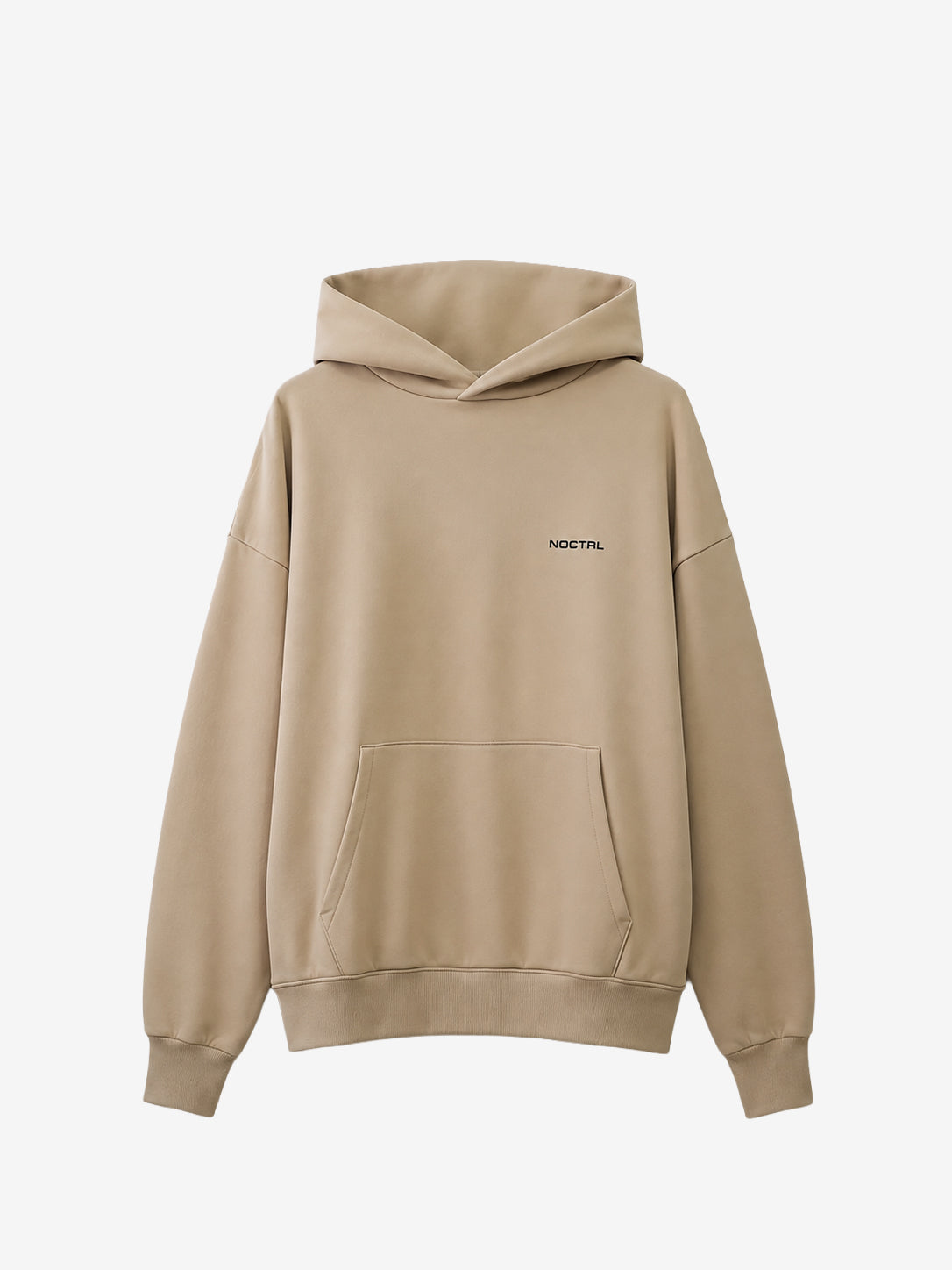 Wrong direction hoodie NOCTRL beidge cream oversize