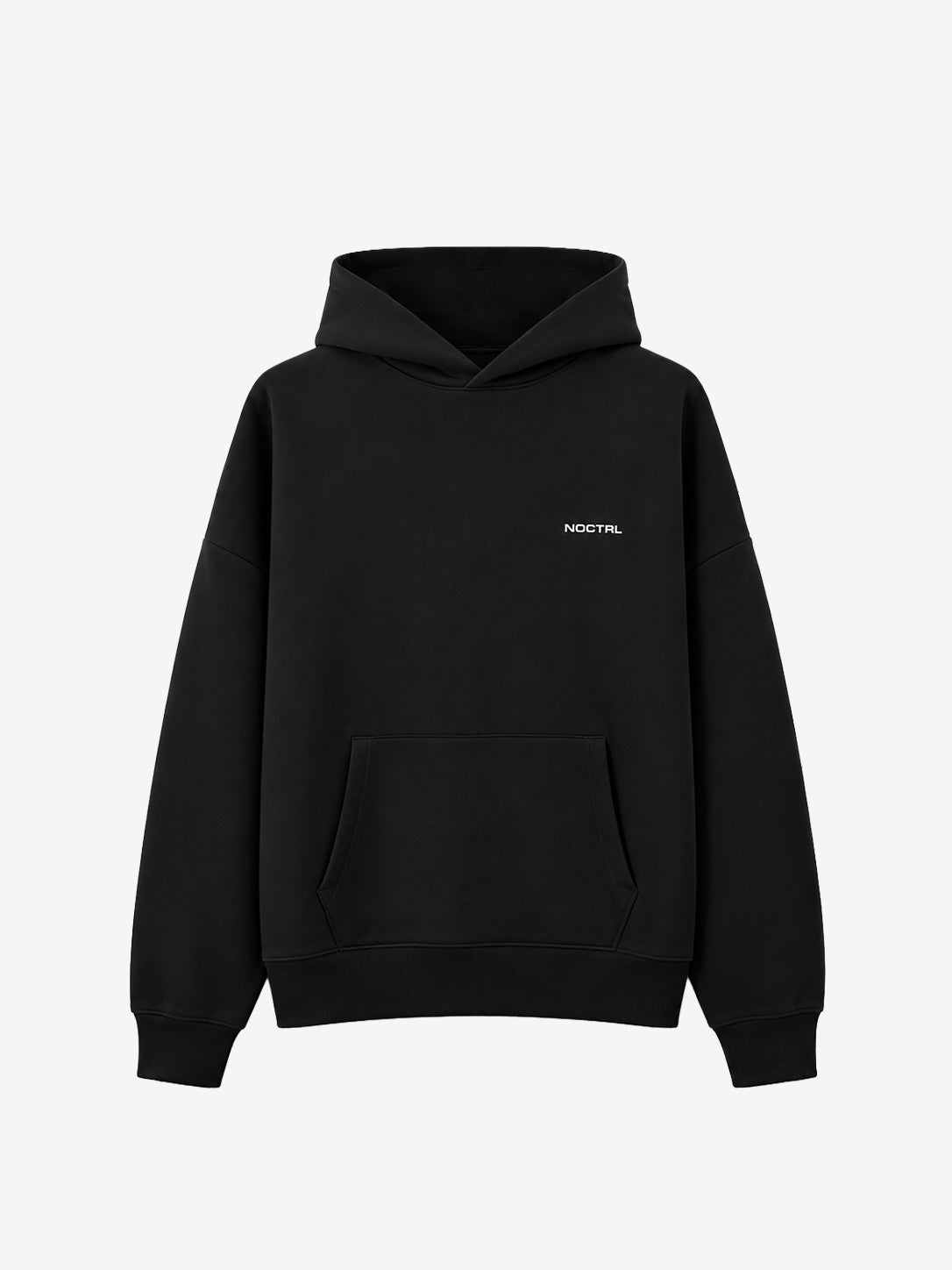 Wrong direction hoodie NOCTRL black oversize