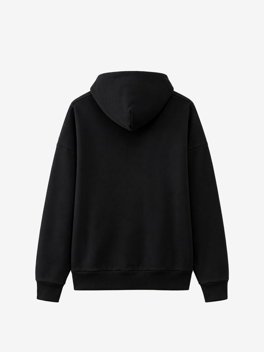 Basic zip hoodie NOCTRL black oversize