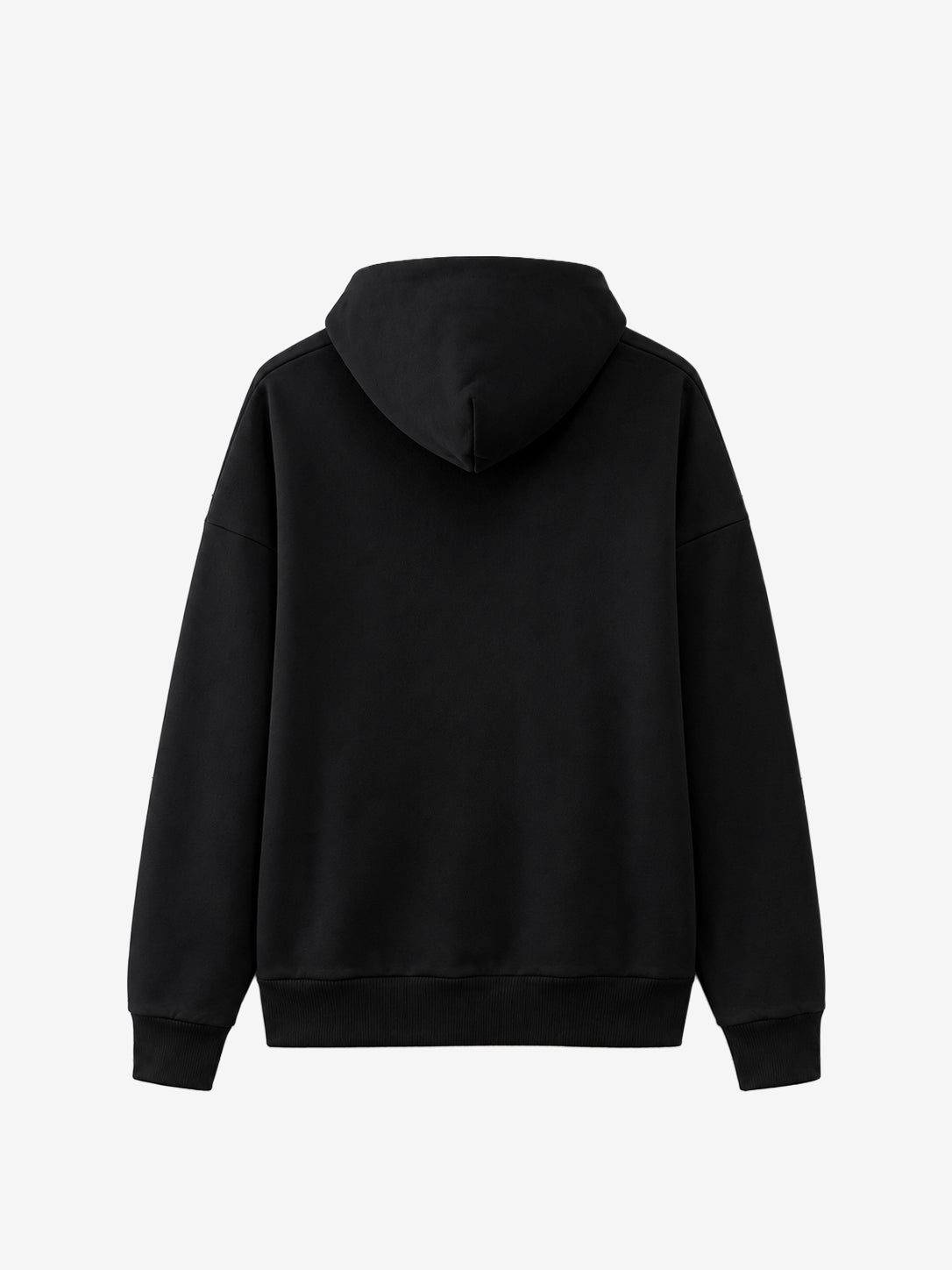 Basic zip hoodie NOCTRL black oversize
