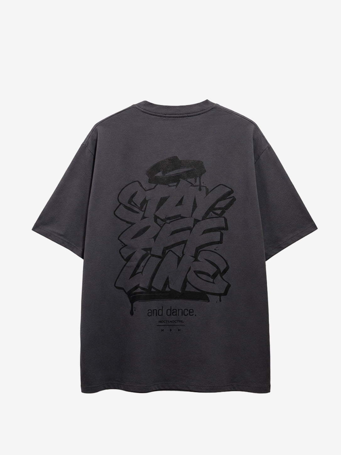 T-shirt oversize Stay Oflline and Dance Grey edition
