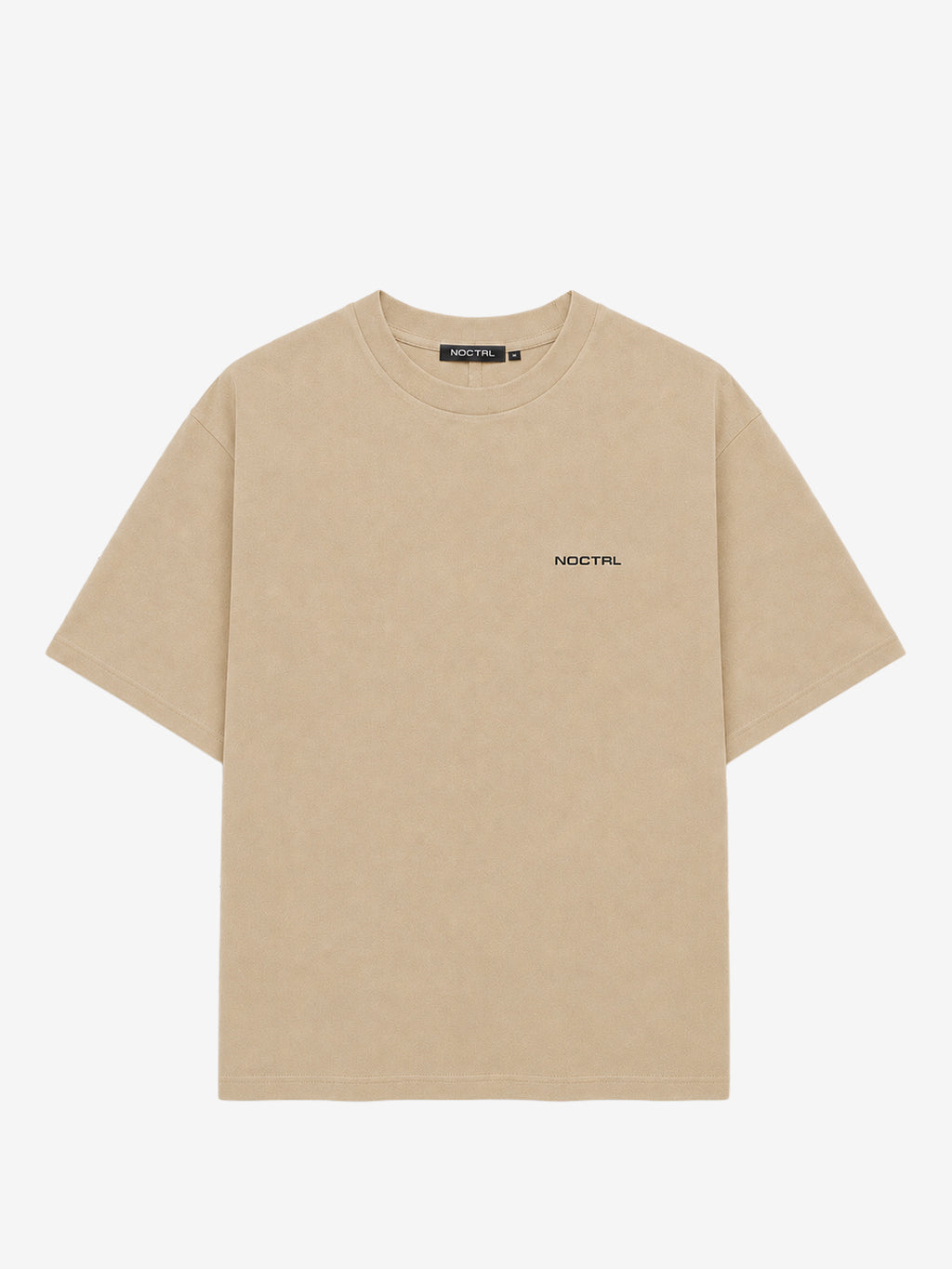 Wrong direction tee NOCTRL beidge cream oversize