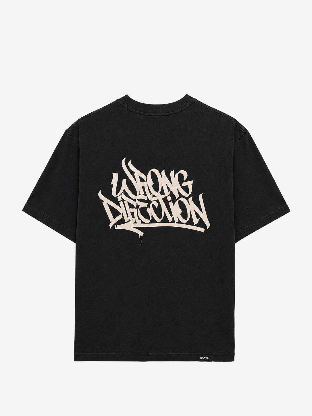 Wrong direction tee NOCTRL black oversize